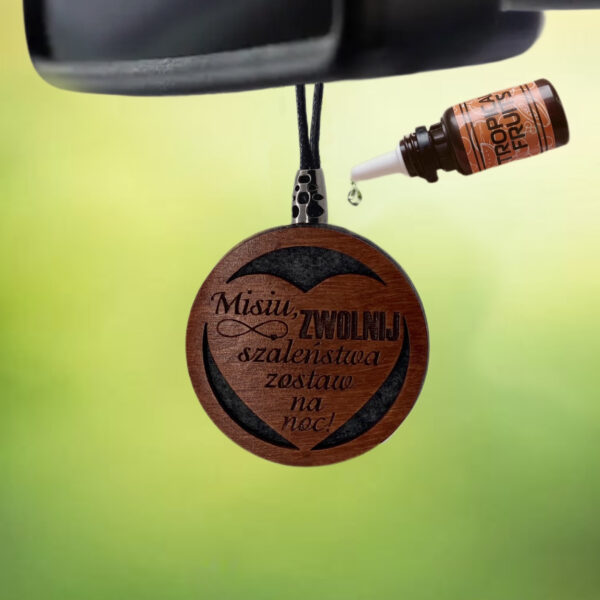 Zawieszka zapachowa Misiu Zwolnij