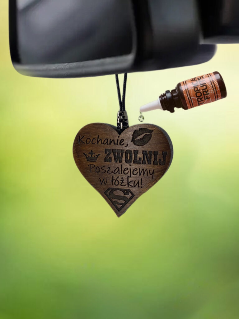 Zawieszka zapachowa Kochanie ZWOLNIJ