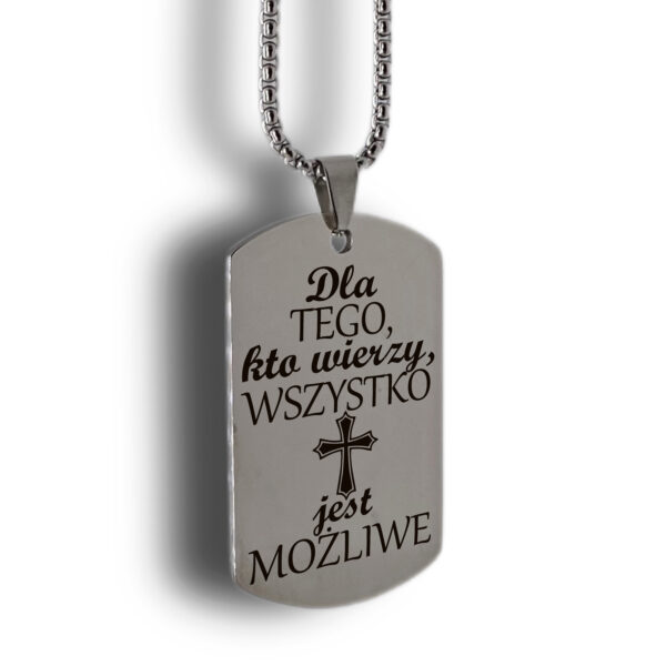 Nieśmiertelnik Dla TEGO, kto wierzy