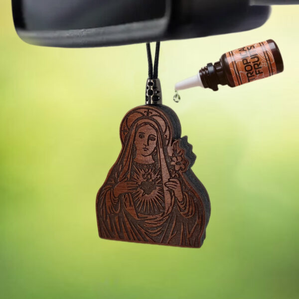 Zawieszka zapachowa Serce Maryi