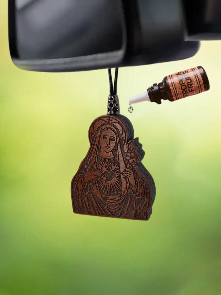 Zawieszka zapachowa Serce Maryi