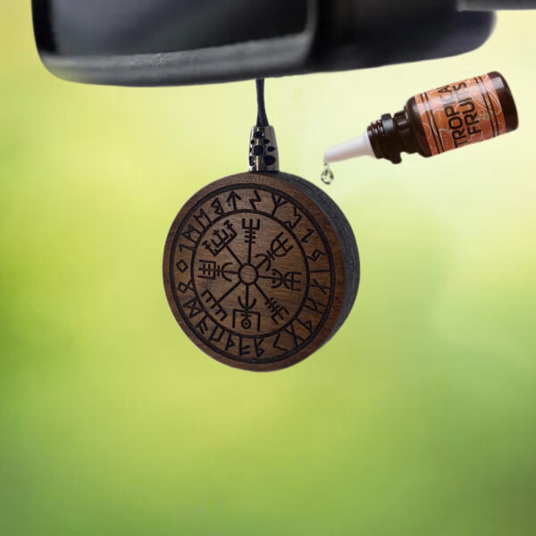 Zawieszka zapachowa Vegvisir-kompasem Wikingów
