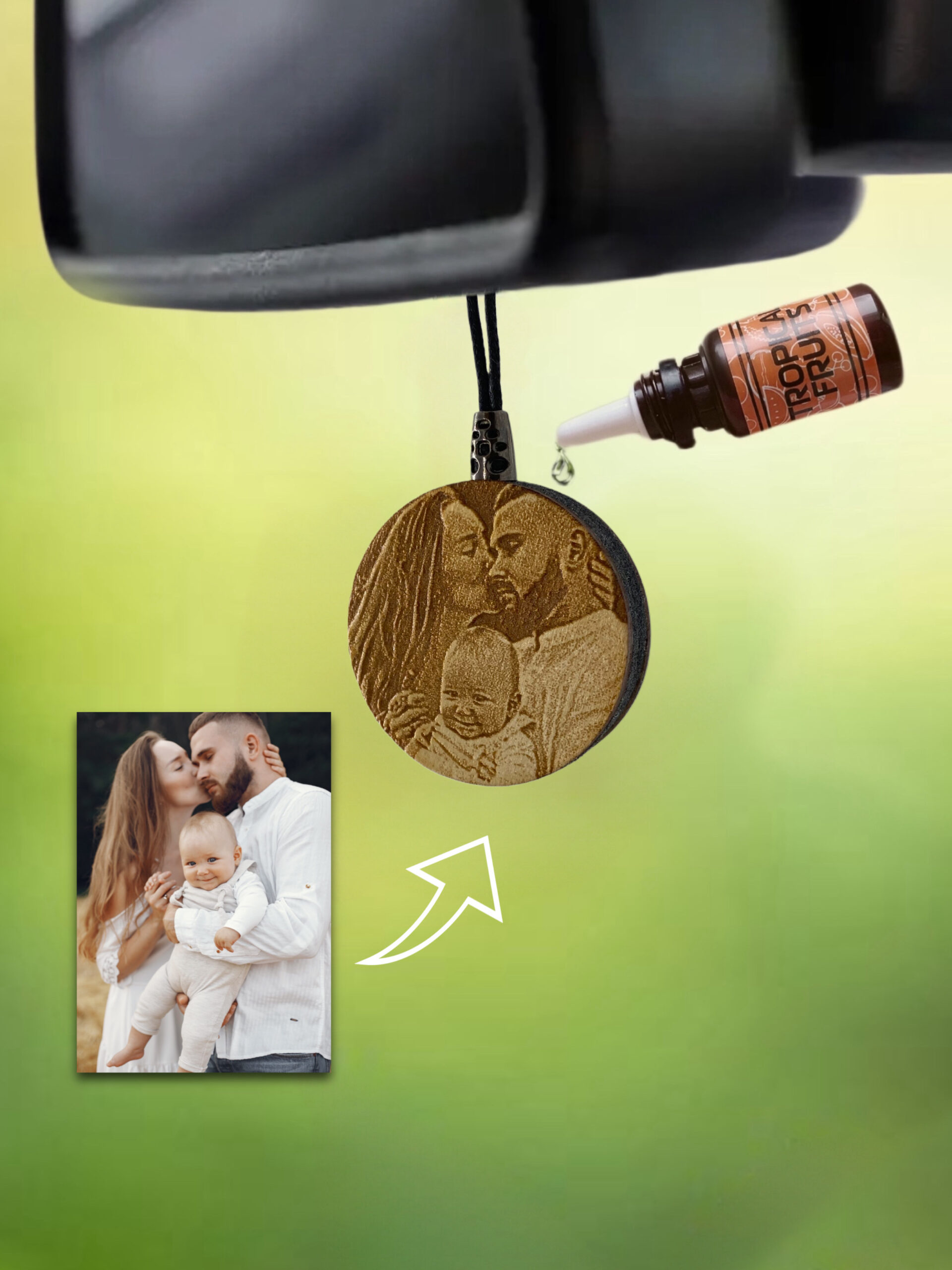 Zawieszka zapachowa z Twoim zdjęciem Zawieszka zapachowa z Twoim zdjęciem